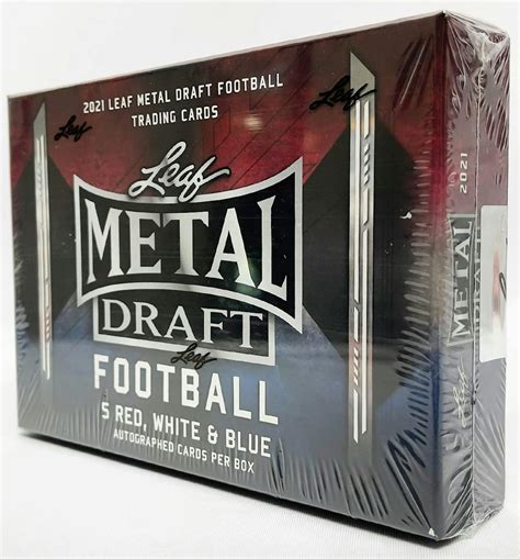 2021 leaf metal draft football jumbo box|2021 leaf metal draft football cards.